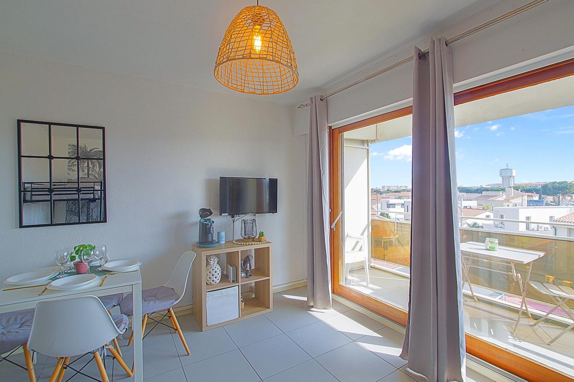 Studio Calme Avec Parking Et Ascenseur -304- Canet-en-Roussillon Eksteriør billede